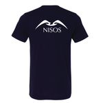 Load image into Gallery viewer, Nisos &quot;Timely, Revelant, Actionable&quot; Bella Canvas Unisex Tee in Solid Navy Triblend
