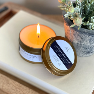 6 oz Soy Candles with Custom Label // Sets of 12