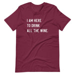 Load image into Gallery viewer, All the Wine Unisex Jersey Tee | Print on Demand
