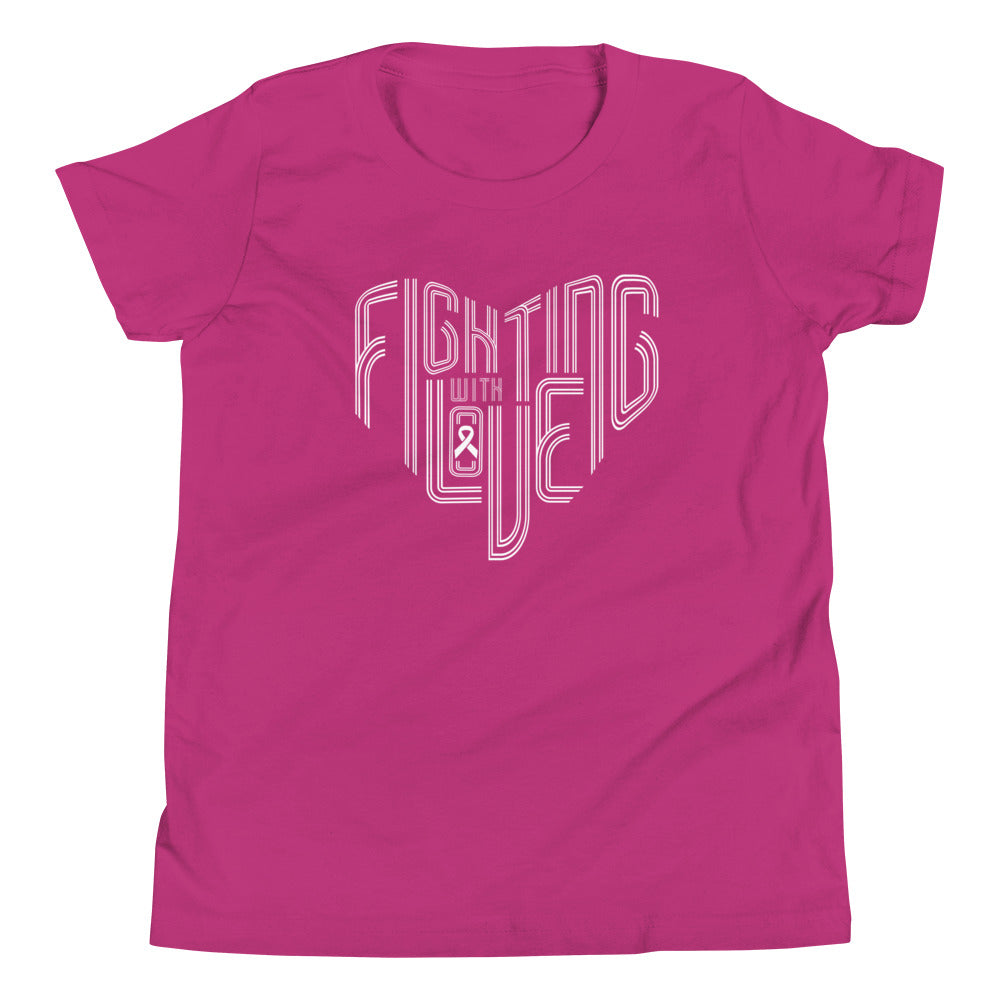 Fighting With Love YOUTH Bella + Canvas Jersey Tee